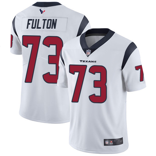 Houston Texans Limited White Men Zach Fulton Road Jersey NFL Football #73 Vapor Untouchable